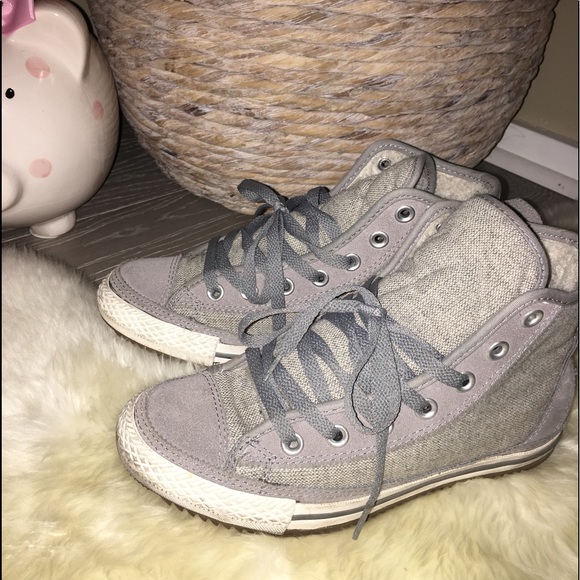 Converse Chuck Taylor all star lined high tops - Picture 2 of 8